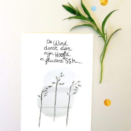 Kaart wind fluistert