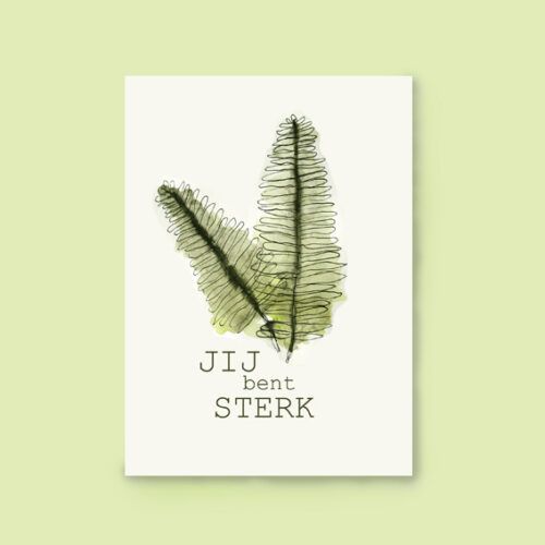 Kaart Jij bent sterk