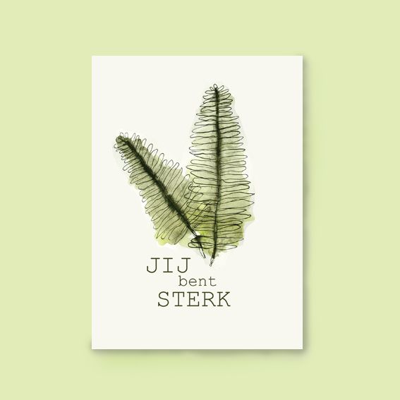 Kaart Jij bent sterk