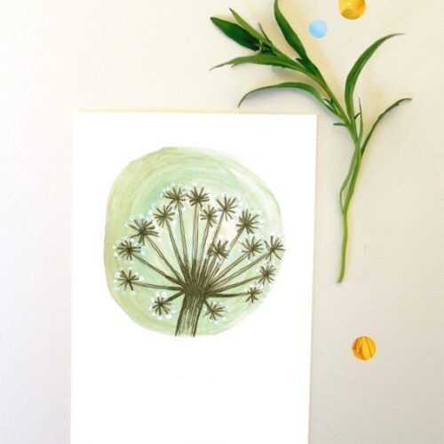 Kaart bloem bereklauw