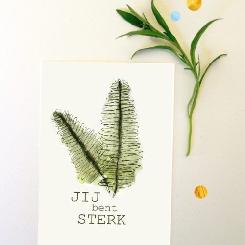 Kaart Jij bent sterk