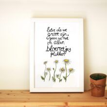 Print Bloemetjes plukken