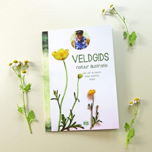 Veldgids natuur illustratie