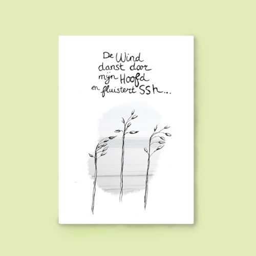 Kaart wind fluistert