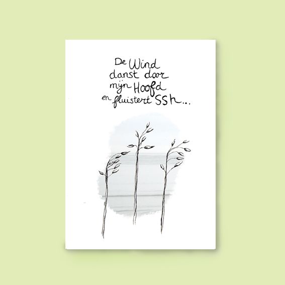 Kaart wind fluistert