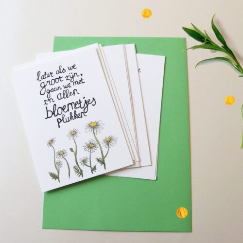 Set van 10 kaarten 'Blijmakers'