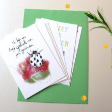 Set van 10 kaarten 'Zomaar'