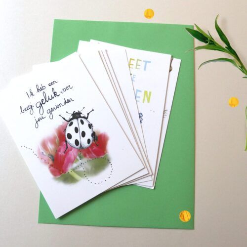 Set van 10 kaarten 'Zomaar'
