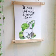 Houten posterhouder A3