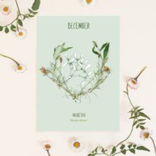 Maandbloem kaart December