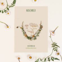 Maandbloem kaart November