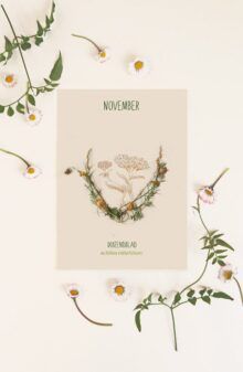 Maandbloem kaart November